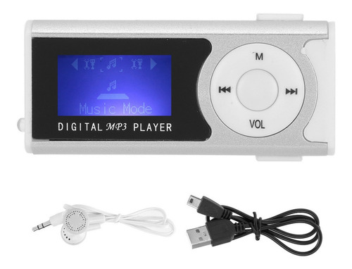 Reproductor De Música Mp3 Deportes Mini Usb Clip Pantalla Lc