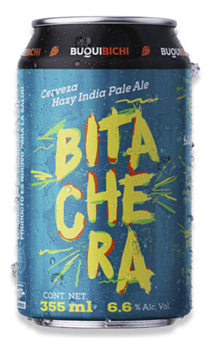 Cerveza Artesanal Buqui Bichi Bitachera (hazy Ipa) 12 Pz.