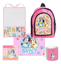 Comprar Set Jardin Infantes Infantil Bluey Mochila Mantel Con Nombre