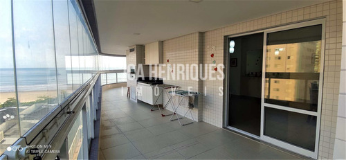 Imagem 3 de 15 de Apartamento Frente Para O Mar 4 Dormitórios Forte - V1053