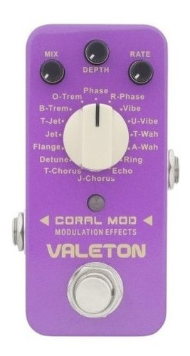 Pedal Valeton Cme-1 P/ Guitarra Digital Modulación 