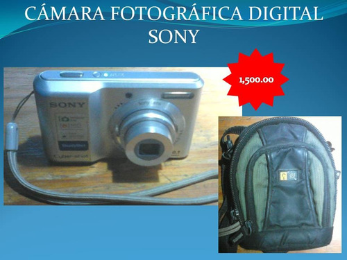 Cámara Fotográfica Digital Sony