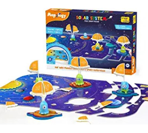 Mapology Solar System Puzzle Ayuda Para Aprender Y