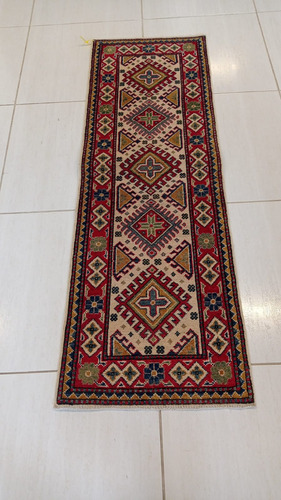 Tapete Persa Artesanal Kazak 1.78x0.6 M Ref 76903