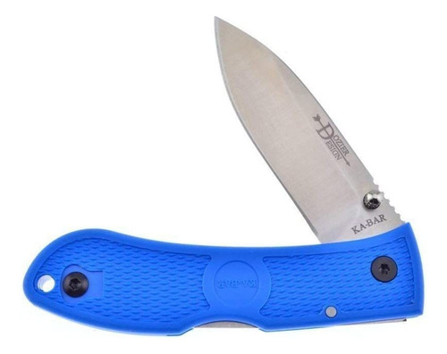 Ka-bar 4062bl, Cazador Plegable Dozier, Mango Azul
