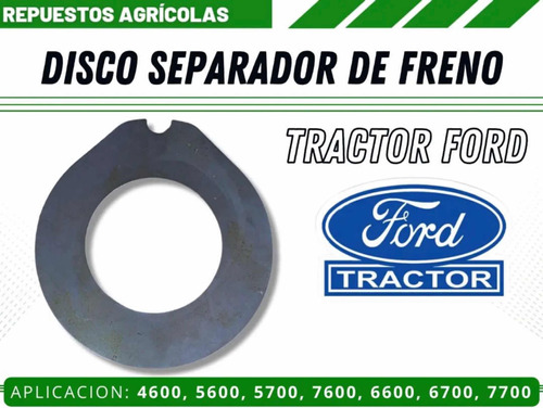 Disco Separador De Frenos Tractor Ford 4000/5000/6000/7000