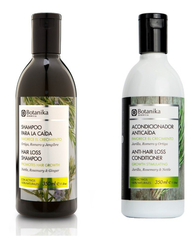 Shampoo Y Acondicionador Anticaida Botanika X 350 Ml C/u