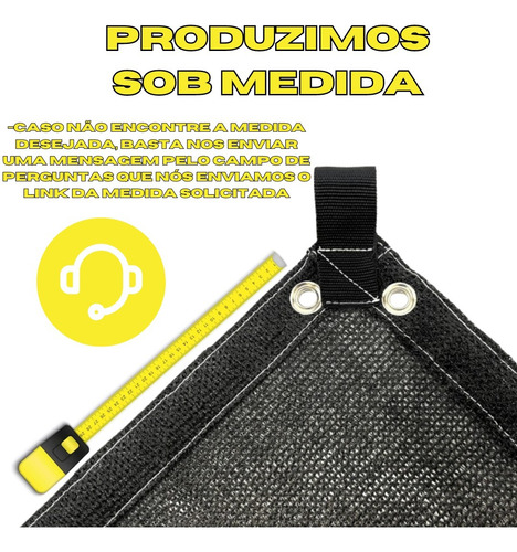 Sombrite Permeavel Proteçao 80% 4x15 Bainha/ilhós 1m