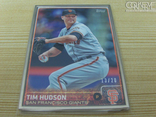 Barajita Tim Hudson Metal Framed Numerada 13/20 Topps 2015