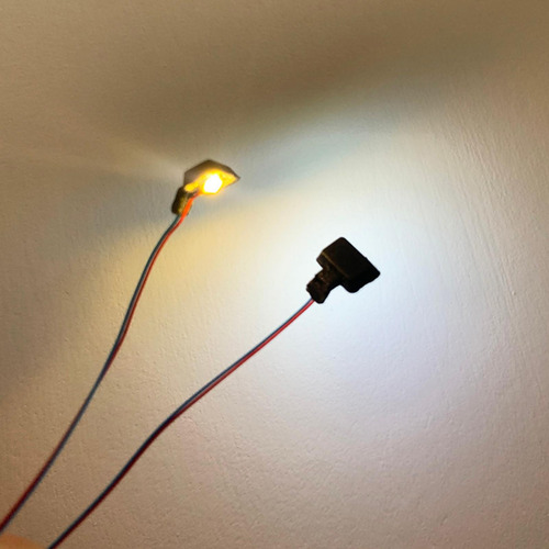 2 X 2-4 Pacotes 5 Peças Ho 1/87 Mini Luzes 2 Peças