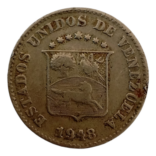 Moneda Venezuela 5 Centímos 1948 (&240. (Usado)