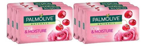 Jabón Palmolive Naturals Soft & Moisture Con Pétalos De Rosa