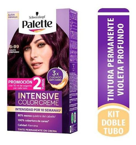 Tinte Palette Intensive Color Creme Permanente 6-99 Violeta 