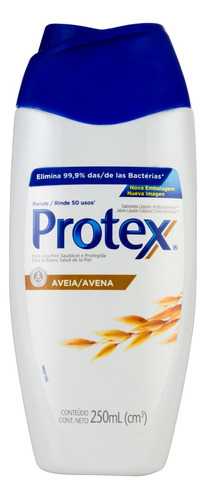 Sabonete Líquido Antibacteriano Aveia + Prebiótico 250 ml Protex