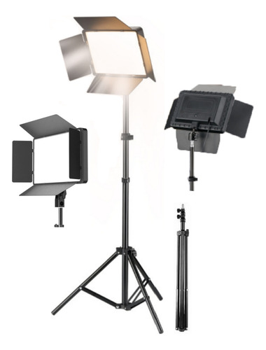 Panel Luz Led De Iluminación Fría Y Cálida Lampara Foto Video Studio De 10 Pulgadas Set De Fotografía Profesional Mxcheckk Maquillaje Control Remoto Dimeable 50 W Intensidad De 2700 K A 6500 K