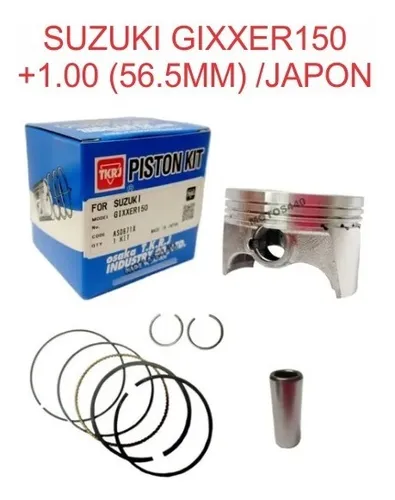 Kit Piston Suzuki Gixxer 150 S medida 1.00 56.5mm japon