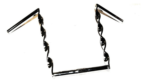 Manubrio Lowrider Para Bicicleta Vagabundo Cromado Torcido
