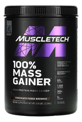 Proteina Whey 60g Muscletech Chocolate Mass Gainer 2,33kg