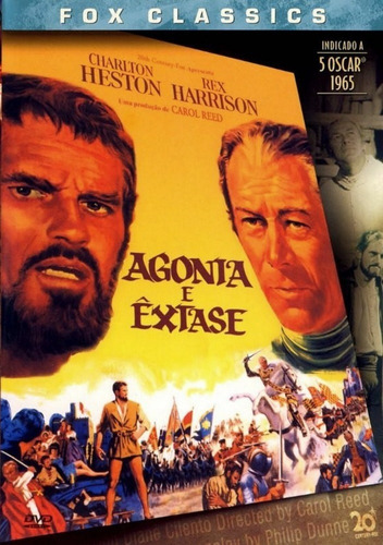 Dvd - Agonia E Êxtase - ( The Agony And The Ecstasy ) 