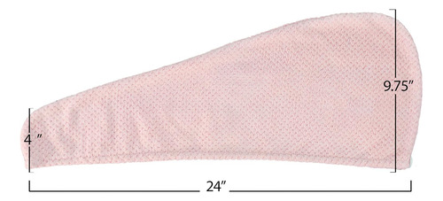 Toalla De Pelo De Microfibra Expressions En Rosa, 1 Pieza...