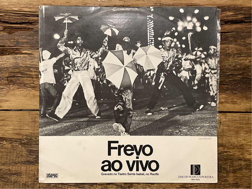 Lp Frevo Ao Vivo 1974 - Discos Marcus Pereira Vg++