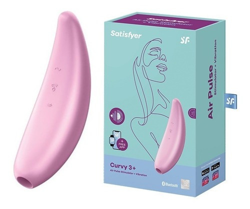 Satisfyer Curvy 3+ Succionador Clitoris Vibrador Control App