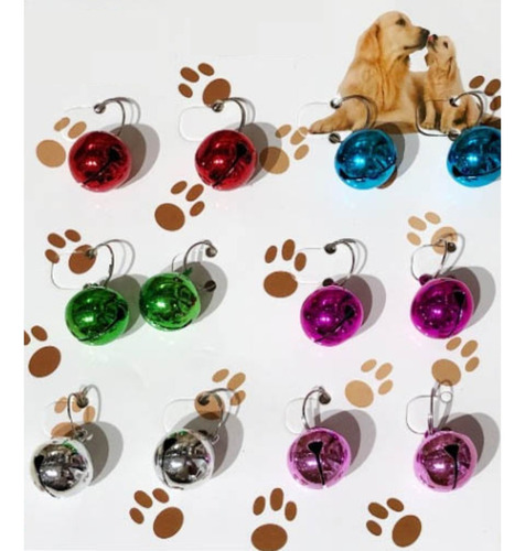 Set De 12 Cascabeles Para Collar De Mascota