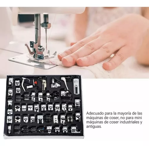 Kit Multifuncional Prensatelas Máquinas De Coser 48 Piezas