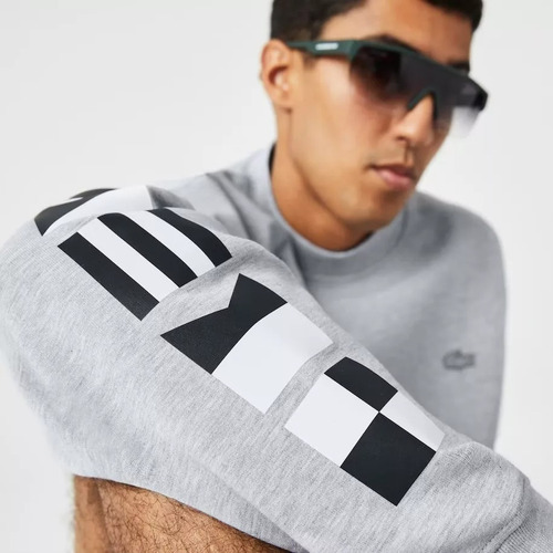 Sueter/ Sudadera Lacoste Reflective Para Caballero Original