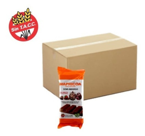 Chocolate Mapricoa Tableta Semiamargo (5x500gr)