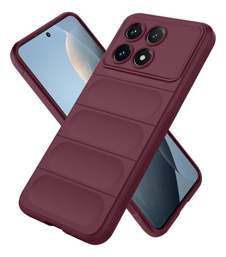 For Poco X6 Pro 5g Soft Silicone Microfiber Lining Back Case