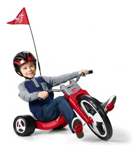 Triciclo Chopper Radio Big Flyer Vermelho Ultimate Speed 