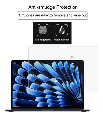 Película De Vidrio Para Macbook Air 15.3 Pulgadas A2941 2023