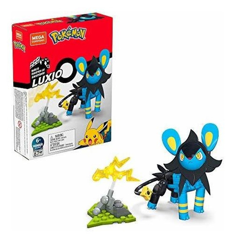 Mega Construx Pokemon Luxio Juego De Construcción De Figuras