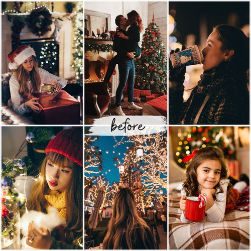 Navidad Lightroom Presets Iphone Android Filtros Instagram