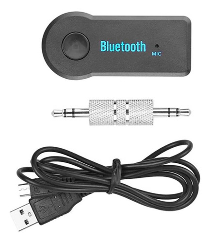Adaptador Receptor Bluetooth P2 Som Auxiliar Música Carro