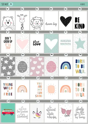 Lámina Imprimible 20x30 - Frases Dream Big