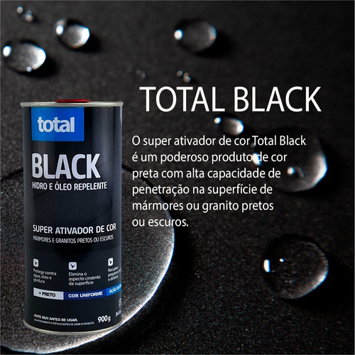 6x - Ativador De Cor Total Black Hidro E Óleo Repelente 900g