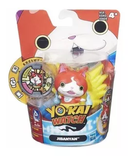 Bonecos Yo Kai Watch Com Medalha Jibanyan Hasbro B5937