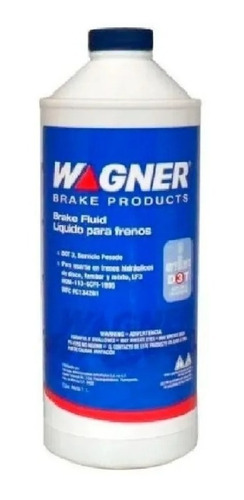 Liquido De Frenos Premium Wagner Dot 3 946ml