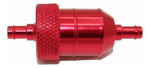 Red Cnc Aluminum Fuel Gas Filter For Honda Foreman Foreman