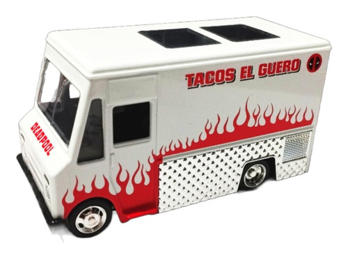 Carro De Colección Deadpool Taco TruckA Escala 