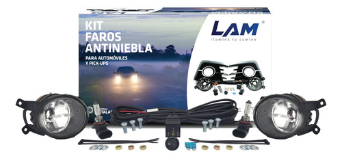 Imagen 1 de 5 de Kit De Faros Auxiliares Gol Trend 16/18 Ambos Lados