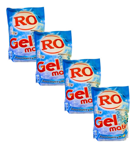 Ro Gel Detergente Para Ropa Pack X4 Unidades