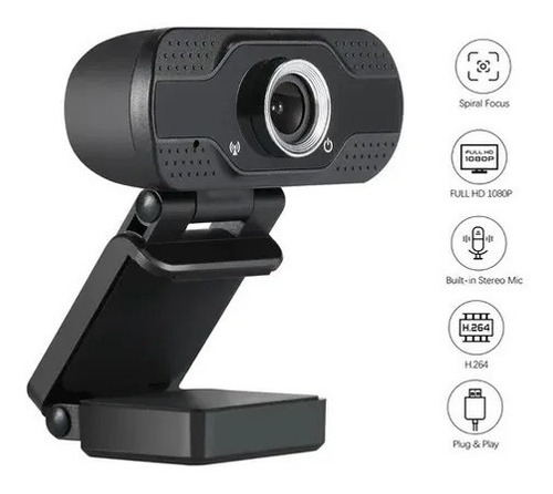 Anvask Cámara Web Full Hd 1080p Con Micrófono