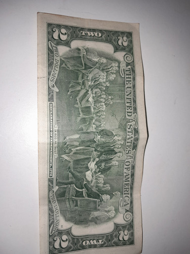 Billete De 2 Dollars Serie 1976 