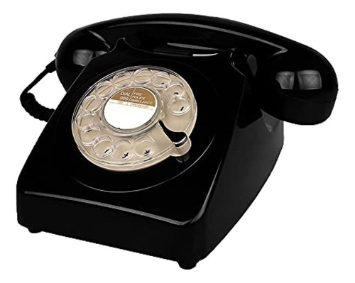 Telefono Antiguo Benotek, Teléfono Fijo Negro, Teléfonos D