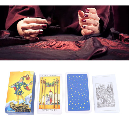 Tarot Rider Waite Versión En Español Con Papel Recubierto
