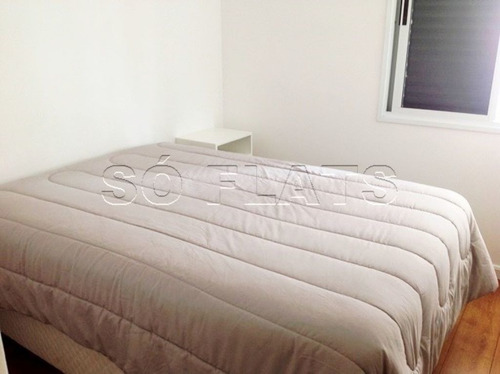 Imagem 14 de 15 de Em Moema Muito Bem Localizado, Flat Todo Mobiliado Disponível. - Sf32328
