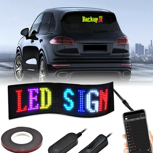 Letrero Led Flexible Programable Para Tienda Y Hotel